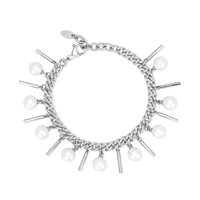 Bracelet 2Jewels Woman Pearl Planet in Steel Perla 232173